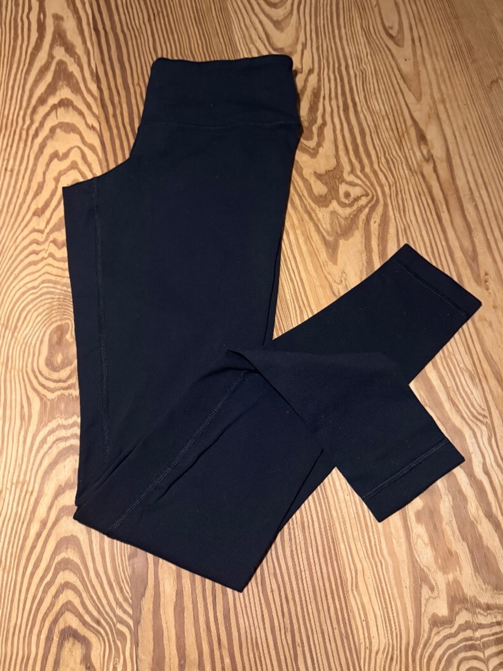 Lululemon Athletica Black Wunder Under Full Length Leggings Women's size 6